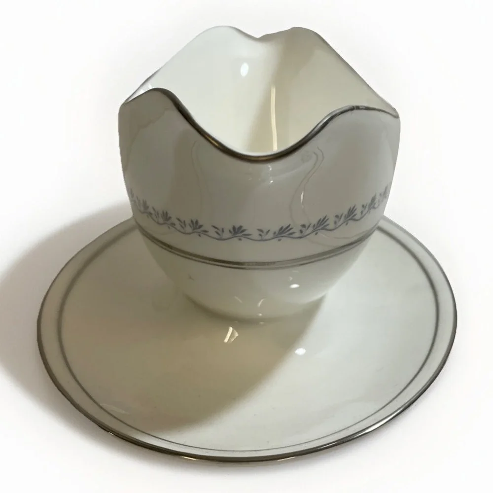 Royal Doulton Tiara H4915 Gravy Boat with Attached Under Plate Replacement Piece